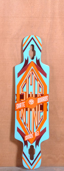 Sector 9 38.5" Sprocket Longboard Deck - Orange