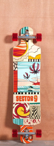 Sector 9 40.5" Paradiso Longboard Complete - Red