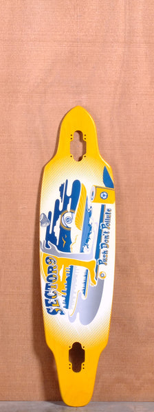 Sector 9 36" Tempest Longboard Deck - Yellow