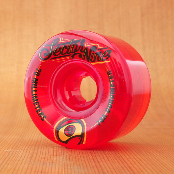 Sector 9 Top Shelf 70mm 78a Wheels - Red