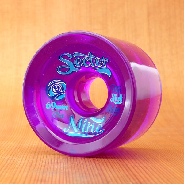 Sector 9 Top Shelf Slalom 69mm 78a Wheels - Purple