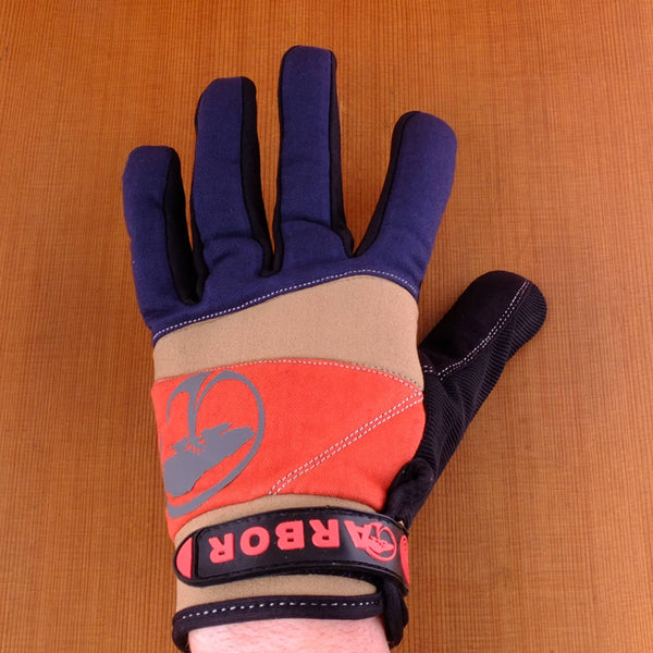 Arbor Signature Slide Gloves - Khaki / Orange