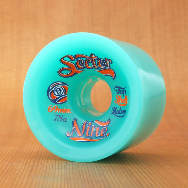 Sector 9 Top Shelf Slalom 69mm 78a Wheels - Aqua