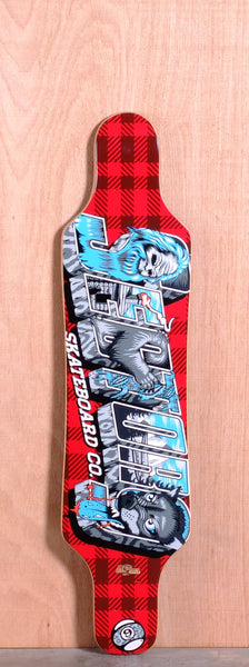 Sector 9 40.5" Mini Shaka Longboard Deck - Red