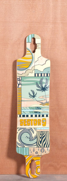Sector 9 40.5" Paradiso Longboard Deck - Yellow
