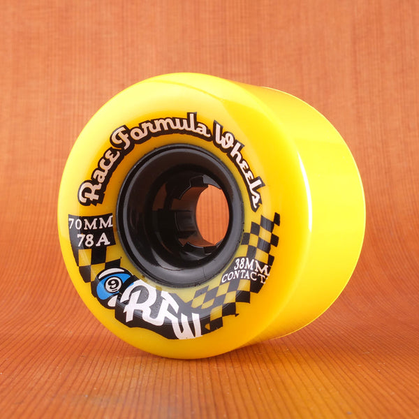 Sector 9 Race Formula 70mm 78a Centerset Wheels - Yellow