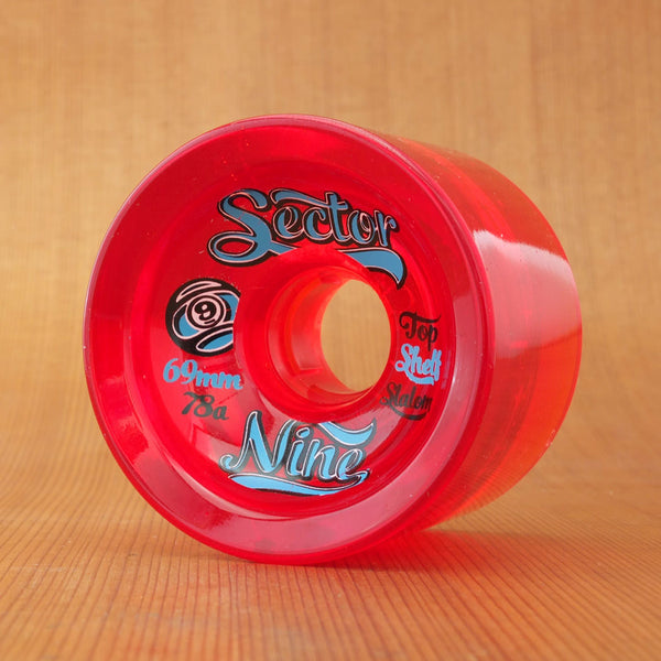 Sector 9 Top Shelf Slalom 69mm 78a Wheels - Red