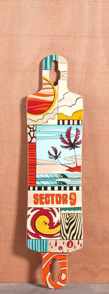Sector 9 40.5" Paradiso Longboard Deck - Red