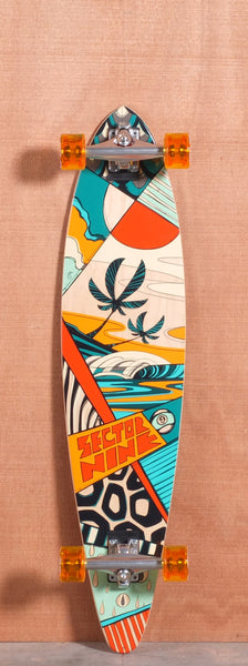 Sector 9 40" Island Time Longboard Complete - Orange